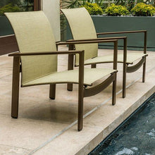 Load image into Gallery viewer, Parkway Sling Stacking Arm Chair