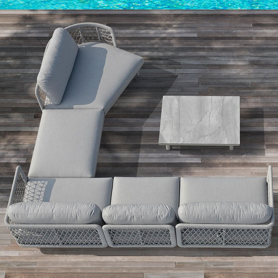 Sofa para exterior con confort