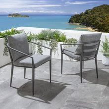 Load image into Gallery viewer, Mia Aluminium Dining Chair Grey
