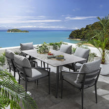 Load image into Gallery viewer, Mia Aluminium Dining Chair Grey

