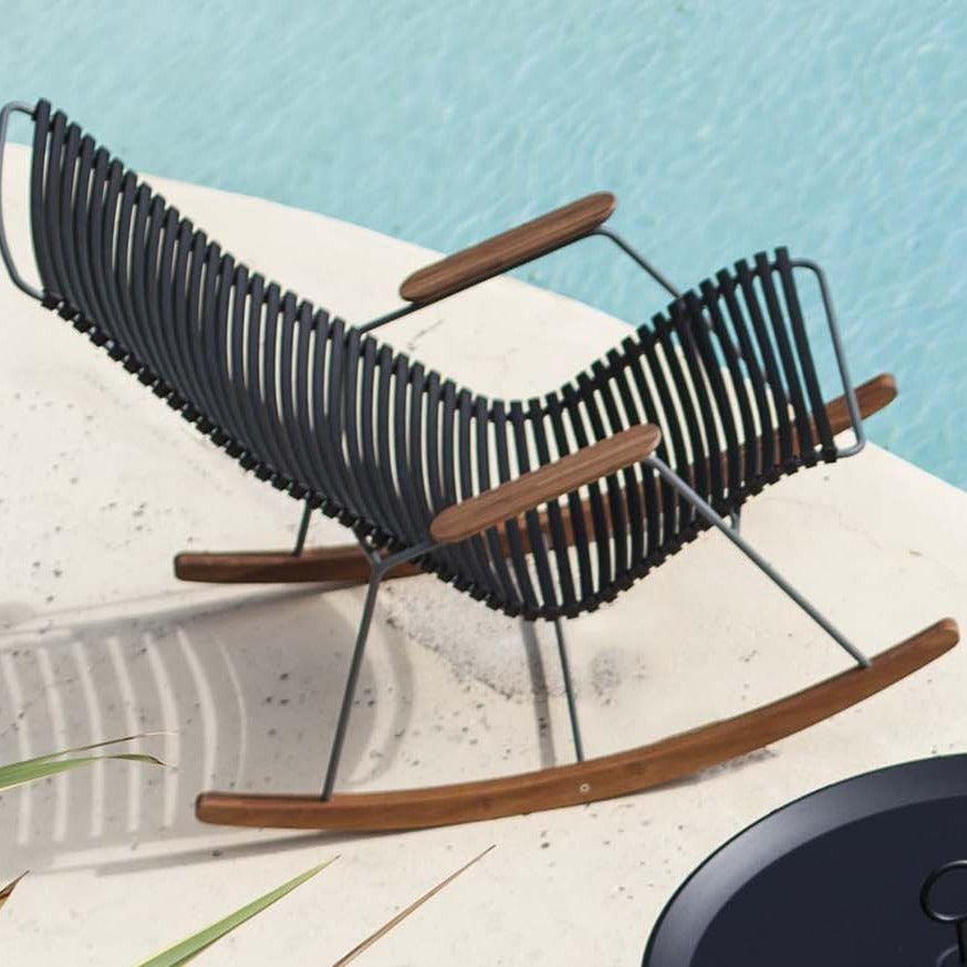Click Rocking Chair Mecedora para jardin con confort, coleccion CLICK ideal para aire libre ...